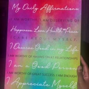 Affirmation picture for decor